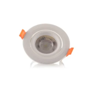 Bala LED 5W Redonda de Incrustar Luz Blanca Mercury IPL65 para iluminación interior