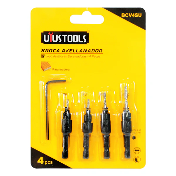 Juego Brocas Avellanadoras Uyustools
