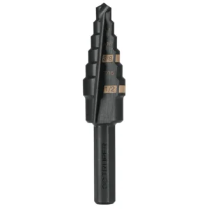 Broca escalonada Truper 12120 de 6 escalones 3/16 a 1/2 pulgadas
