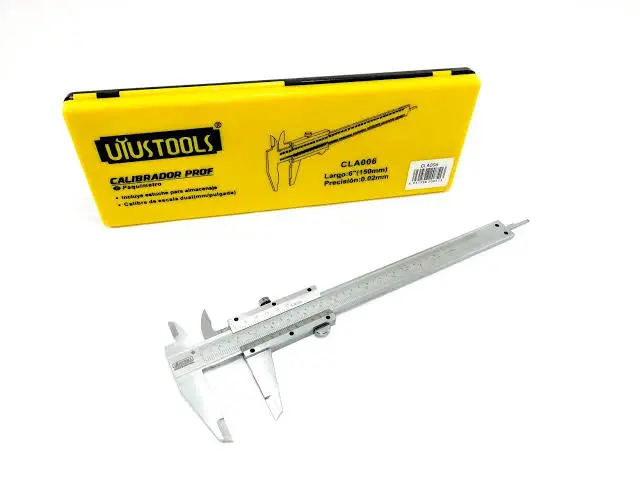 Calibrador pie de rey Uyustools CLA006 de 6 pulgadas.
