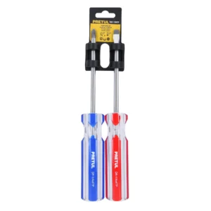 Desarmadores Pretul DUO-1/4X4TP con punta plana y Phillips de 1/4 x 4 pulgadas