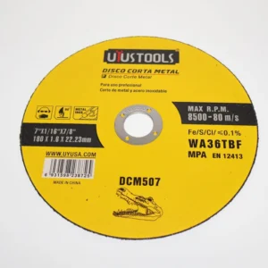 Disco corte metal Uyustools DCM507 de 7 pulgadas