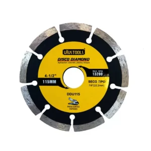 Disco Diamantado Uyustools DDU115 de 4-1/2".
