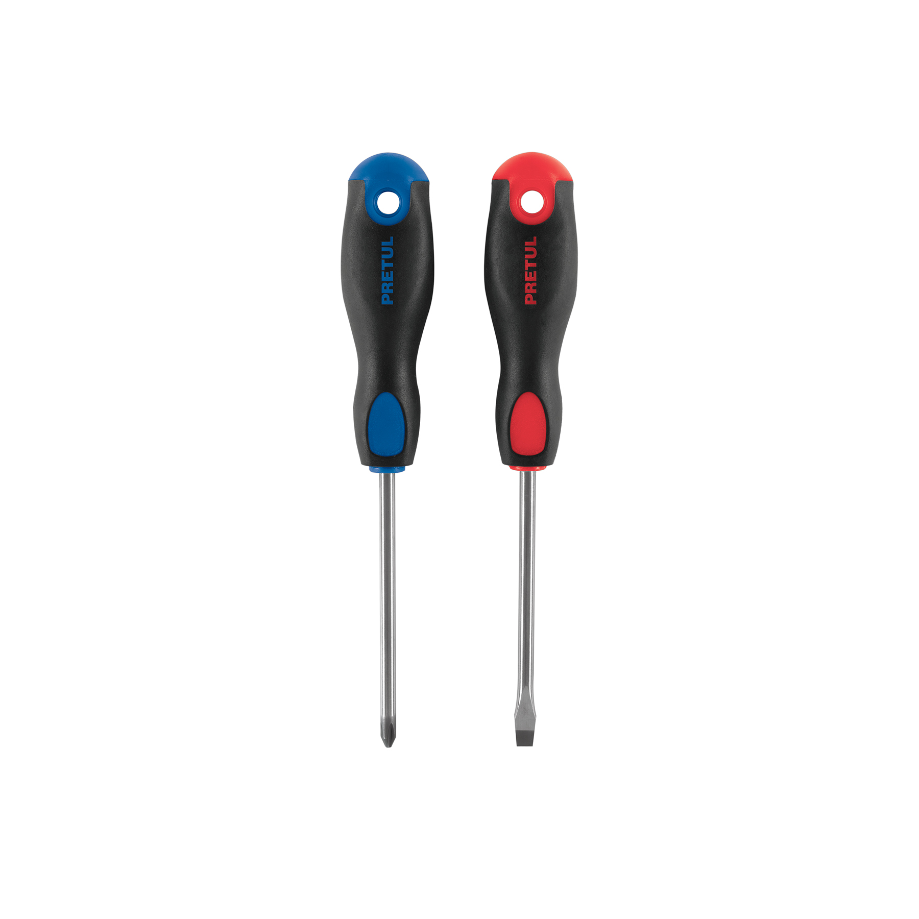 Juego de 2 desarmadores Comfort Grip para instalación y mantenimiento.