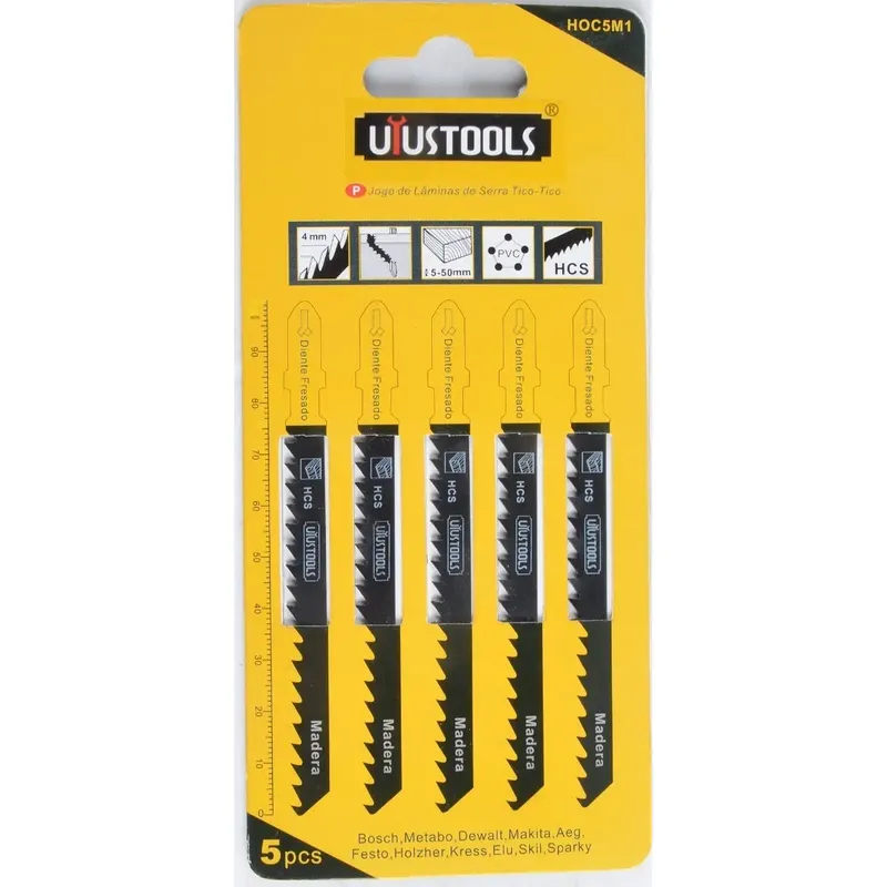 Hojas Sierra Caladora Uyustools HOC5M1