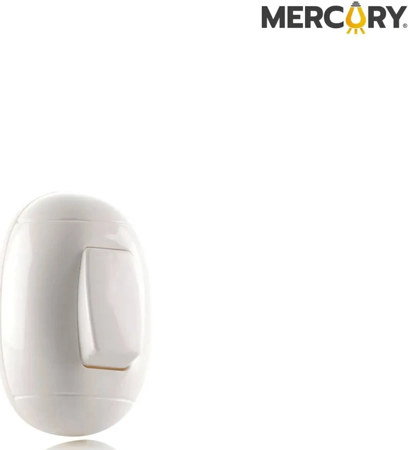 Interruptor de Sobreponer Sencillo Blanco Mercury ETI01 4A
