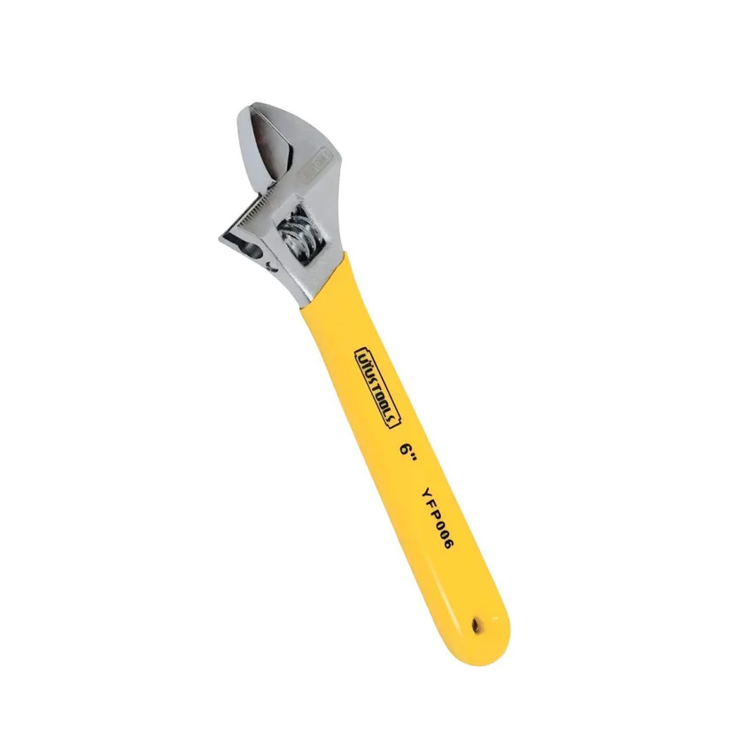 Llave expansiva ajustable de 6 pulgadas para trabajos de precisión y mantenimiento.