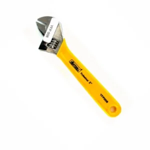 Llave expansiva ajustable de 8 pulgadas para trabajos de mecánica y mantenimiento.