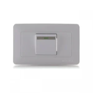 Interruptor sencillo conmutable Mercury ETI08 blanco