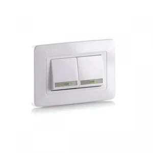 Interruptor doble conmutable Mercury ETI09 blanco