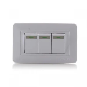 Interruptor Triple Conmutable Mercury ETI10 Blanco
