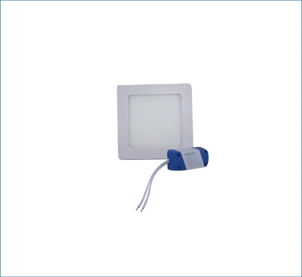 Panel led 9W cuadrado de incrustar luz blanca Mercury IPL017