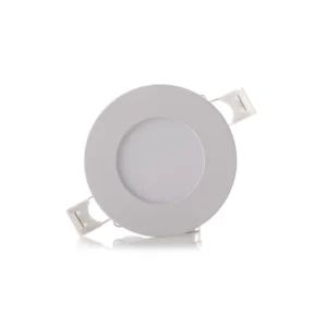 Panel LED Incrustar Mercury IPL08 de 3W con iluminación uniforme y bajo consumo.