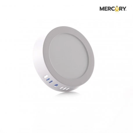 Panel led 6W redondo de sobreponer luz blanca Mercury IPL21