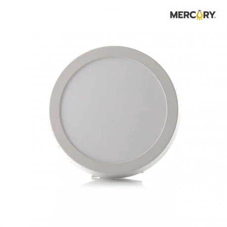 Panel LED Mercury IPL22 12W Redondo de Sobreponer Luz Blanca