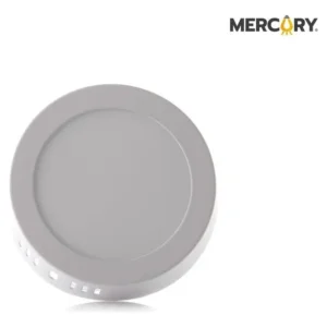 Panel LED Sobreponer Mercury IPL41 de 6W con iluminación uniforme y bajo consumo.