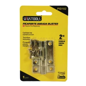 Picaporte dorado Uyustools PID102 de 2 pulgadas.