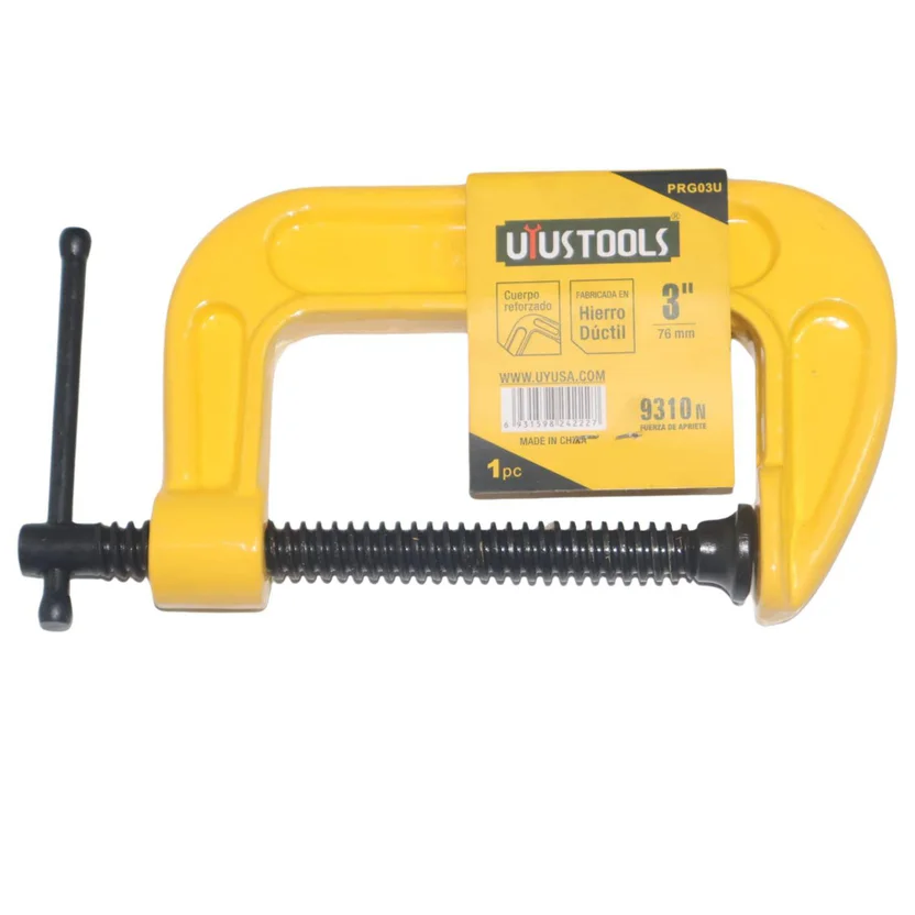 Prensa Tipo C Uyustools PRG03U de 3 pulgadas.