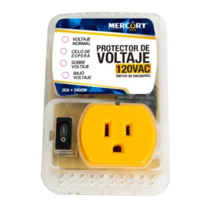 Protector de Voltaje 120V AC ECA111 para protección de electrodomésticos y equipos electrónicos