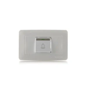 Pulsador Sencillo de Timbre Blanco Mercury ETI13 para instalaciones eléctricas