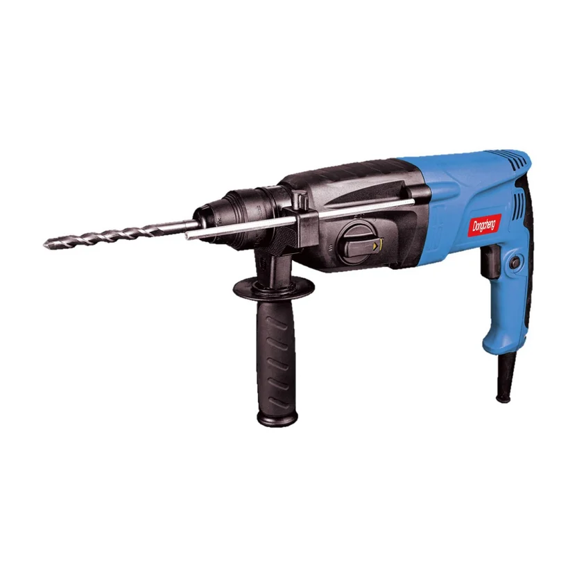 Taladro SDS Plus Dong Cheng DZC05-26B de 720W para trabajos profesionales en concreto y mampostería.