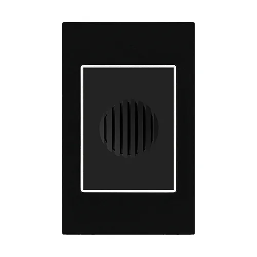 Timbre Zumbador Black Mirror Mercury ETI156 con diseño elegante y sonido potente.