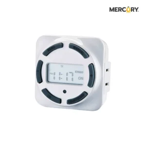 Timer Digital Programable Mercury ESE19 para automatización y ahorro de energía.