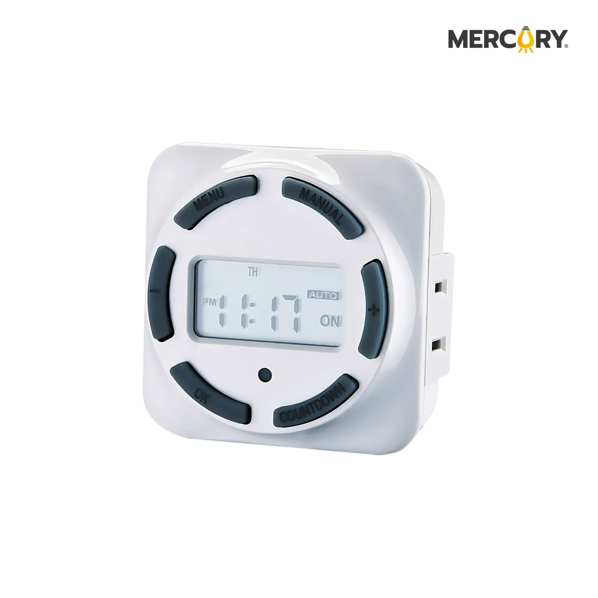 Timer Digital Programable Mercury ESE19 para automatización y ahorro de energía.