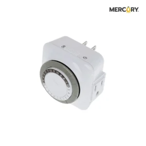 Timer Mecánico Mercury ESE17 de 30 minutos para apagado automático programado.