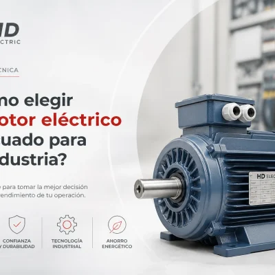¿Cómo elegir el motor eléctrico adecuado para tu industria?